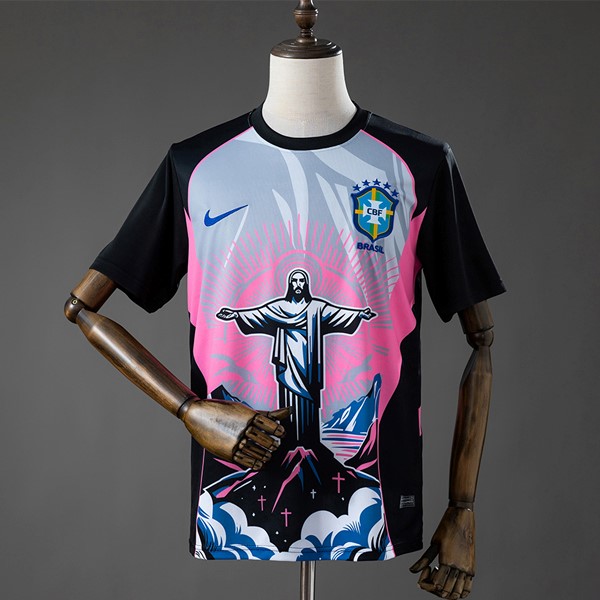Thailande Maillot Brésil Christ the Savior 2026 Rosa